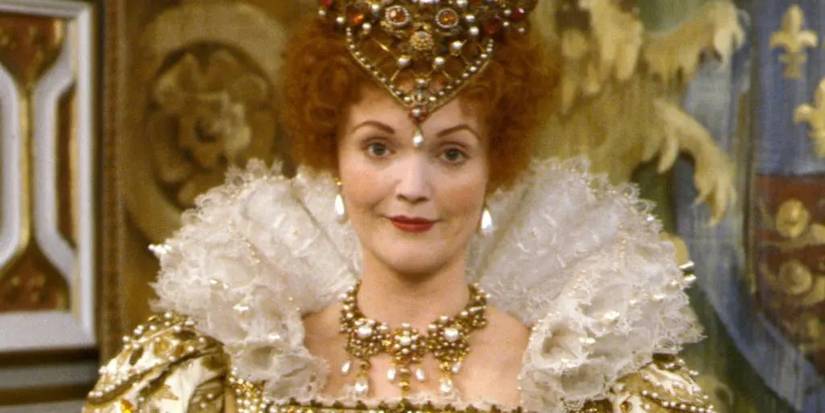 Blackadder Miranda Richardson Queen Elizabeth Queenie Cropped