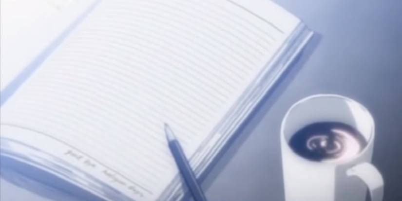Orihime Inoue's notebook in the Bleach's sixth opening Alones