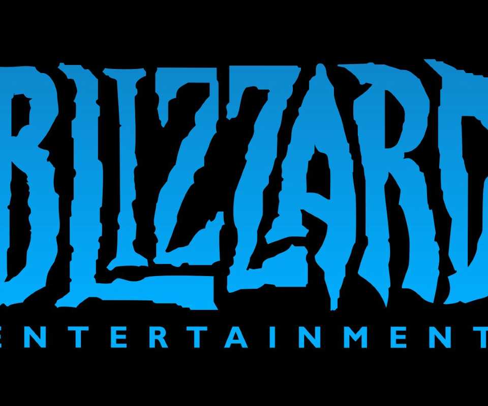 The logo for the development studio Blizzard Entertainment.