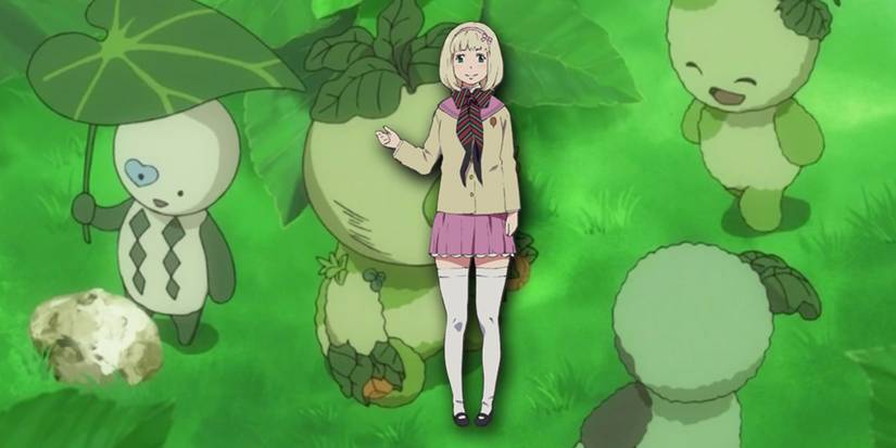 Blue Exorcist - PNG Of Saenemi On Top Of Image Of Greenmen