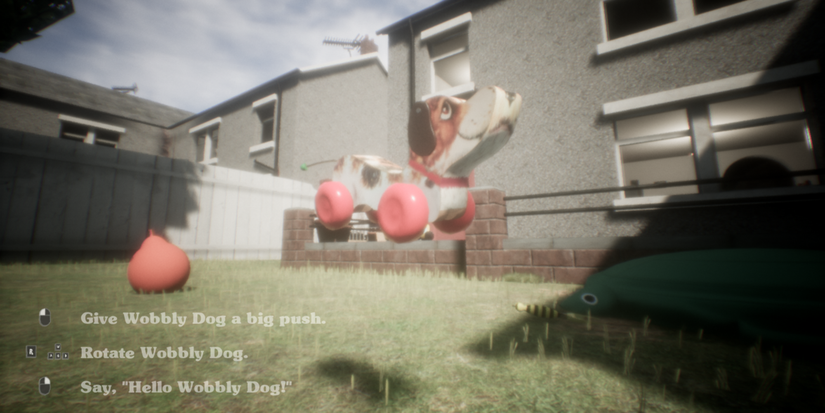 The wobbly dog toy in Bonbon