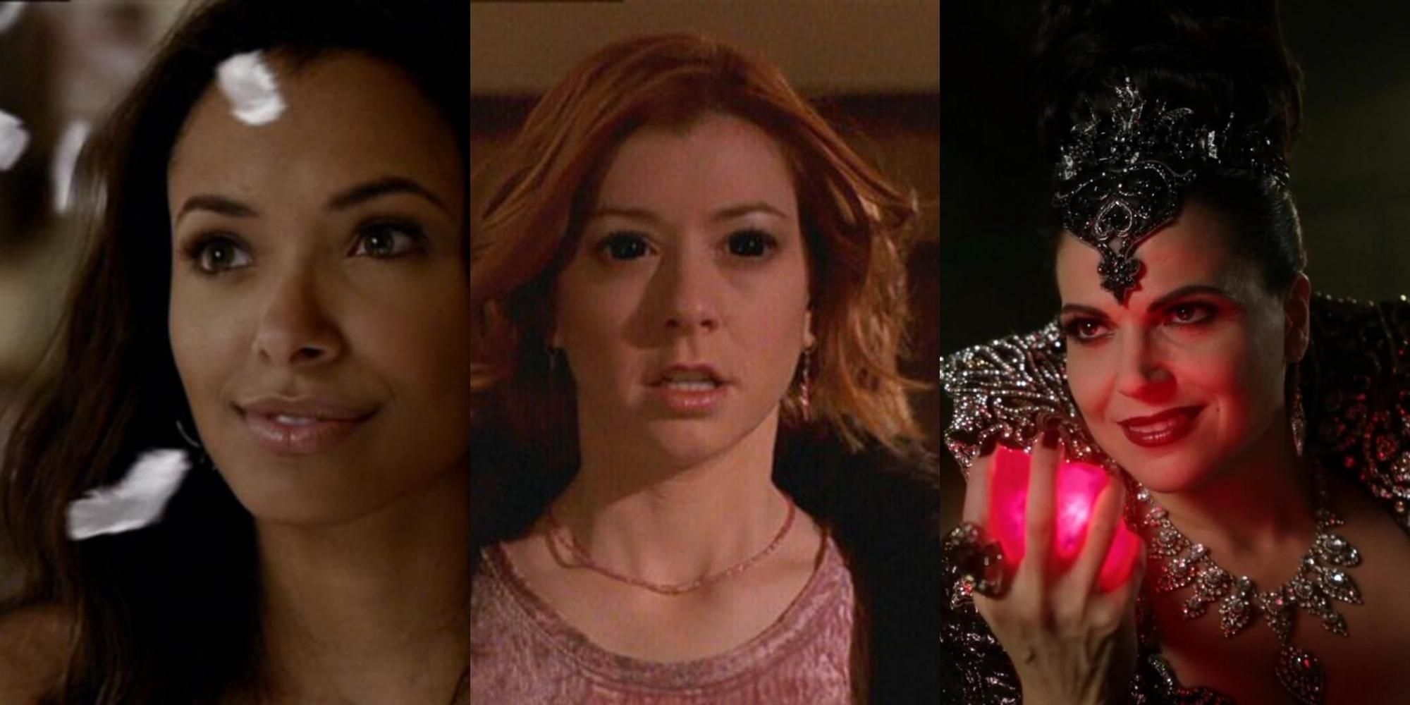 Bonnie in The Vampire Diaries, Willow in Buffy The Vampire Slayer, Regina in Once Upon A Time