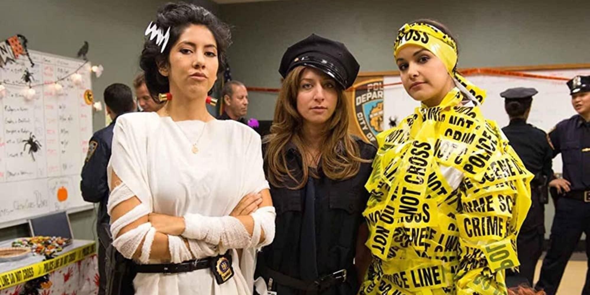 Rosa, Gina, and Amy in Brooklyn Nine-Nine