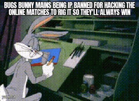 Bugs Bunny Hacking MultiVersus Meme