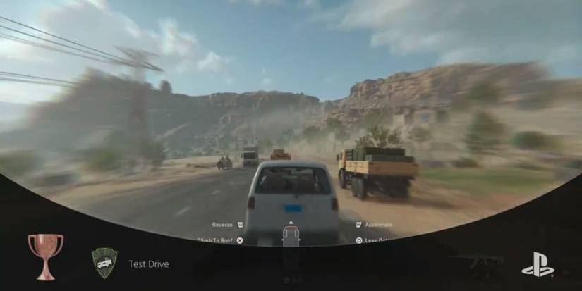 Cal of Duty Modern Warfare 2 Test Drive PS Trophy
