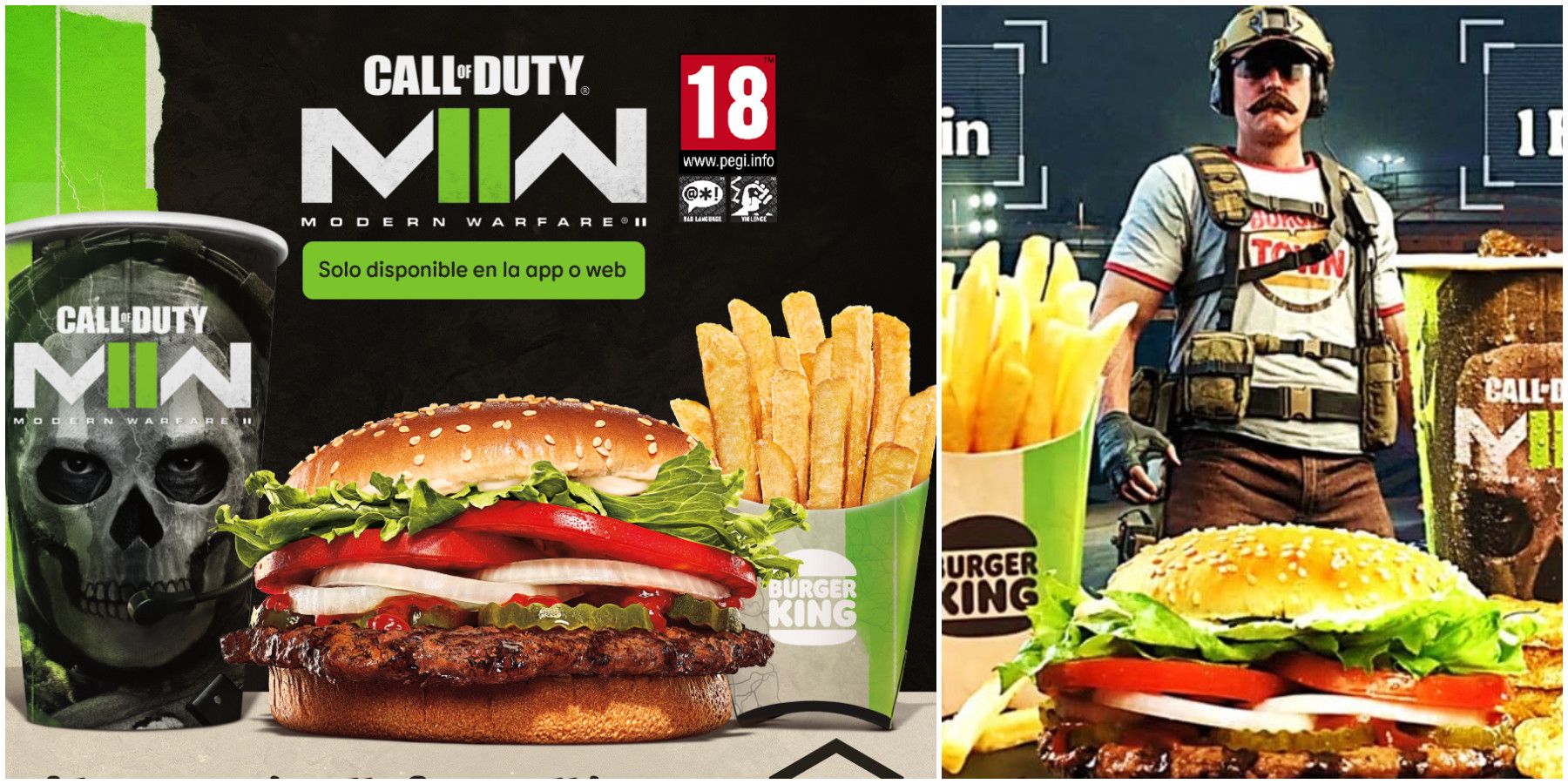 Burger King] Call of Duty: Modern Warfare II Operator Skin & 2XP Token -  RedFlagDeals.com Forums