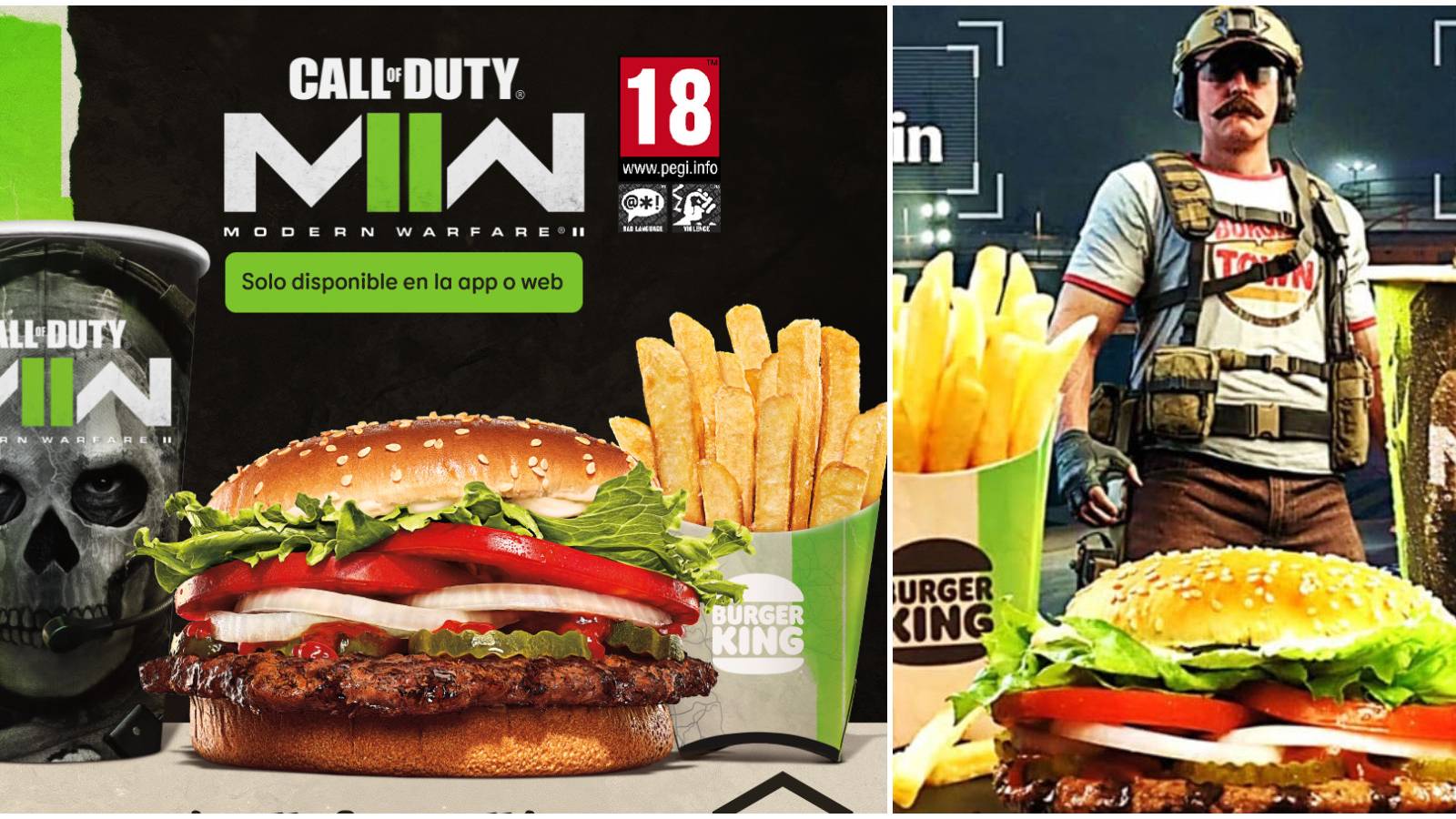 Call of Duty Modern Warfare 2 Burger King