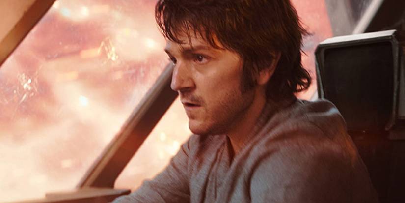 Cassian piloting a ship in Andor episode 6