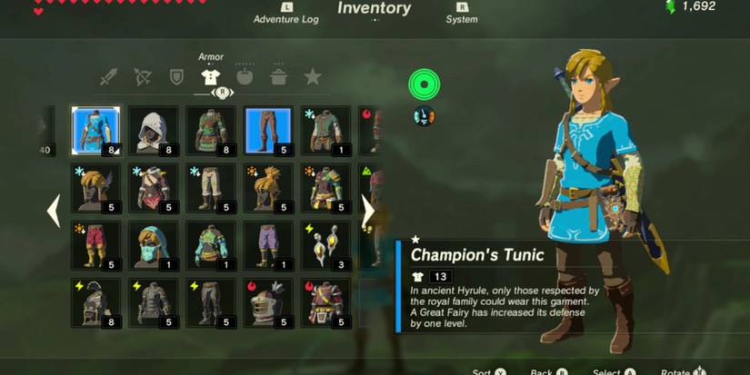 Champion's Tunic Breath of the Wild