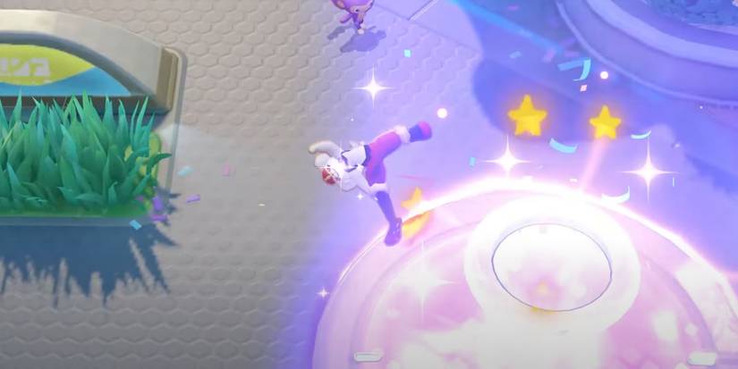 Cinderace in mid-combat