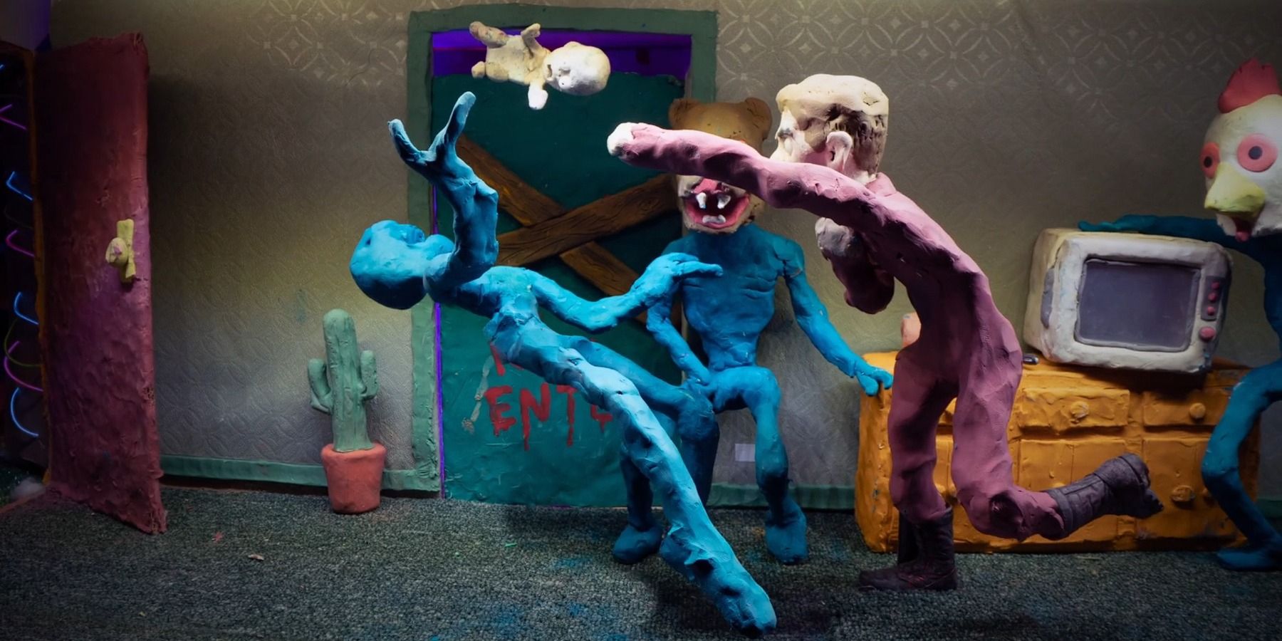 Lee Hardcastle's Claymation in The Paloni Show! Halloween Special!