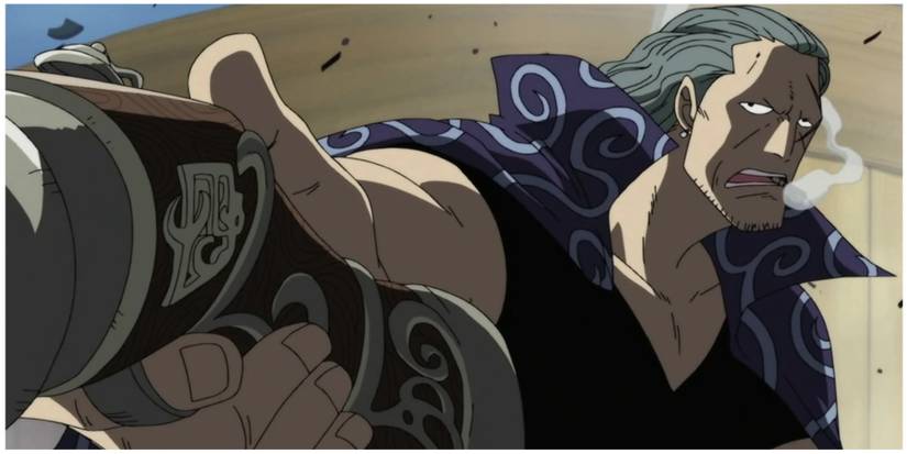 Benn Beckman Pointing His Pistol At Kizaru In Marineford