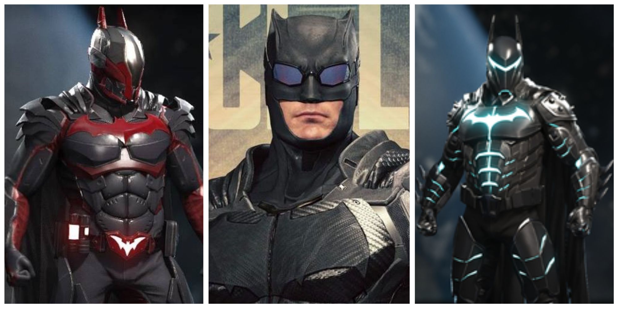best gear for batman in injustice 2 featuring zack snyder's justice league gear