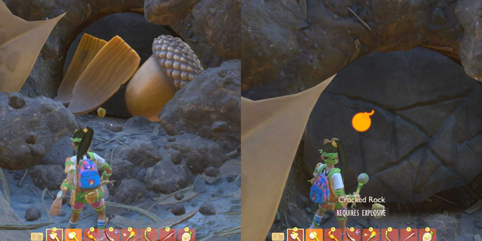 Secret Tunnel Entrance Requiring Explosives In Grounded