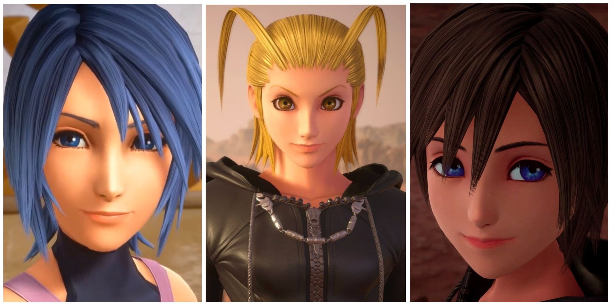 Kingdom Hearts: 10 Best Female Characters, Ranked Aqua Larxene Xion