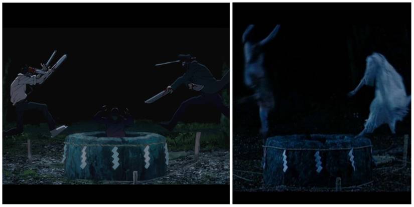 Chainsaw Man references Sadako Vs. Kayako