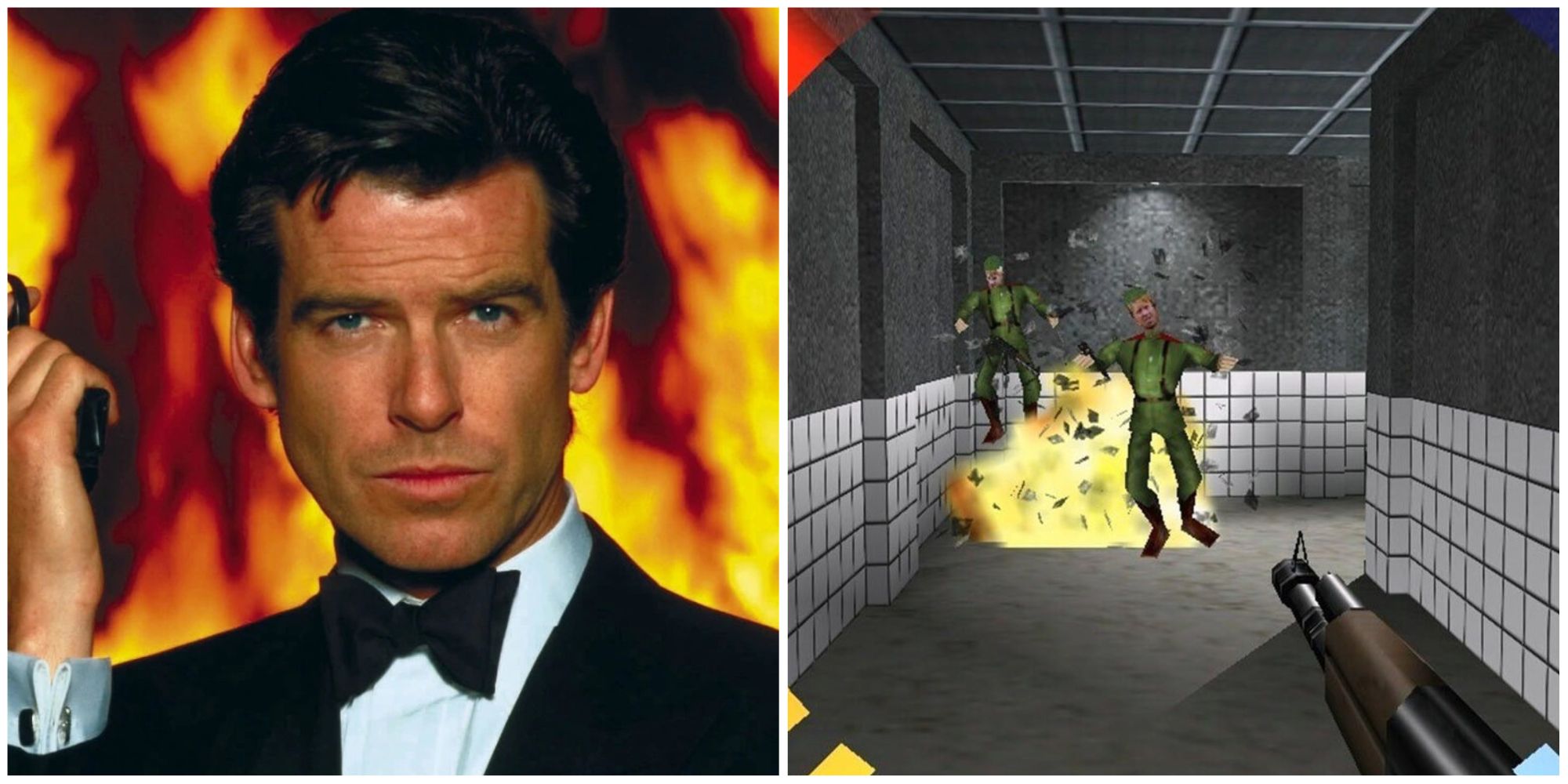 Pierce Brosnan as James Bond & GoldenEye Gameplay
