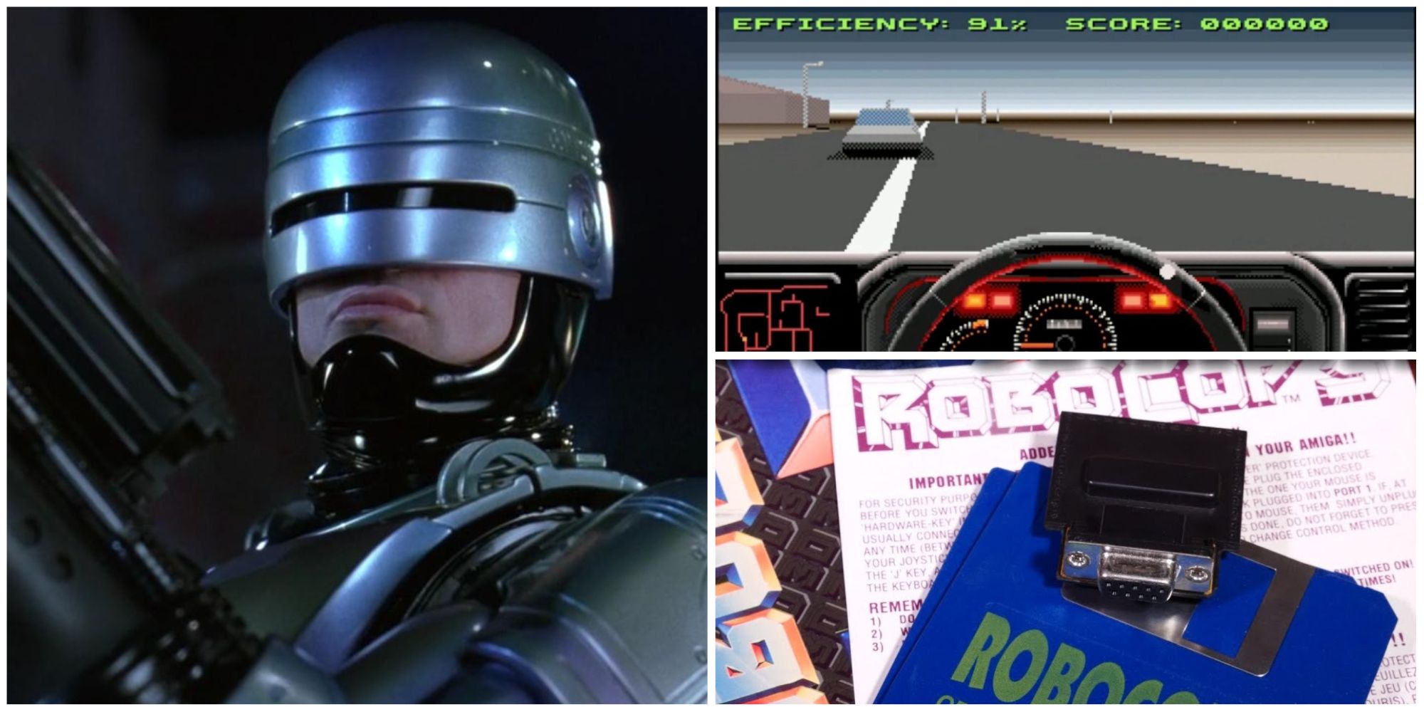 RoboCop 3 Movie, RoboCop 3 Amiga Gameplay, RoboCop 3 Dongle