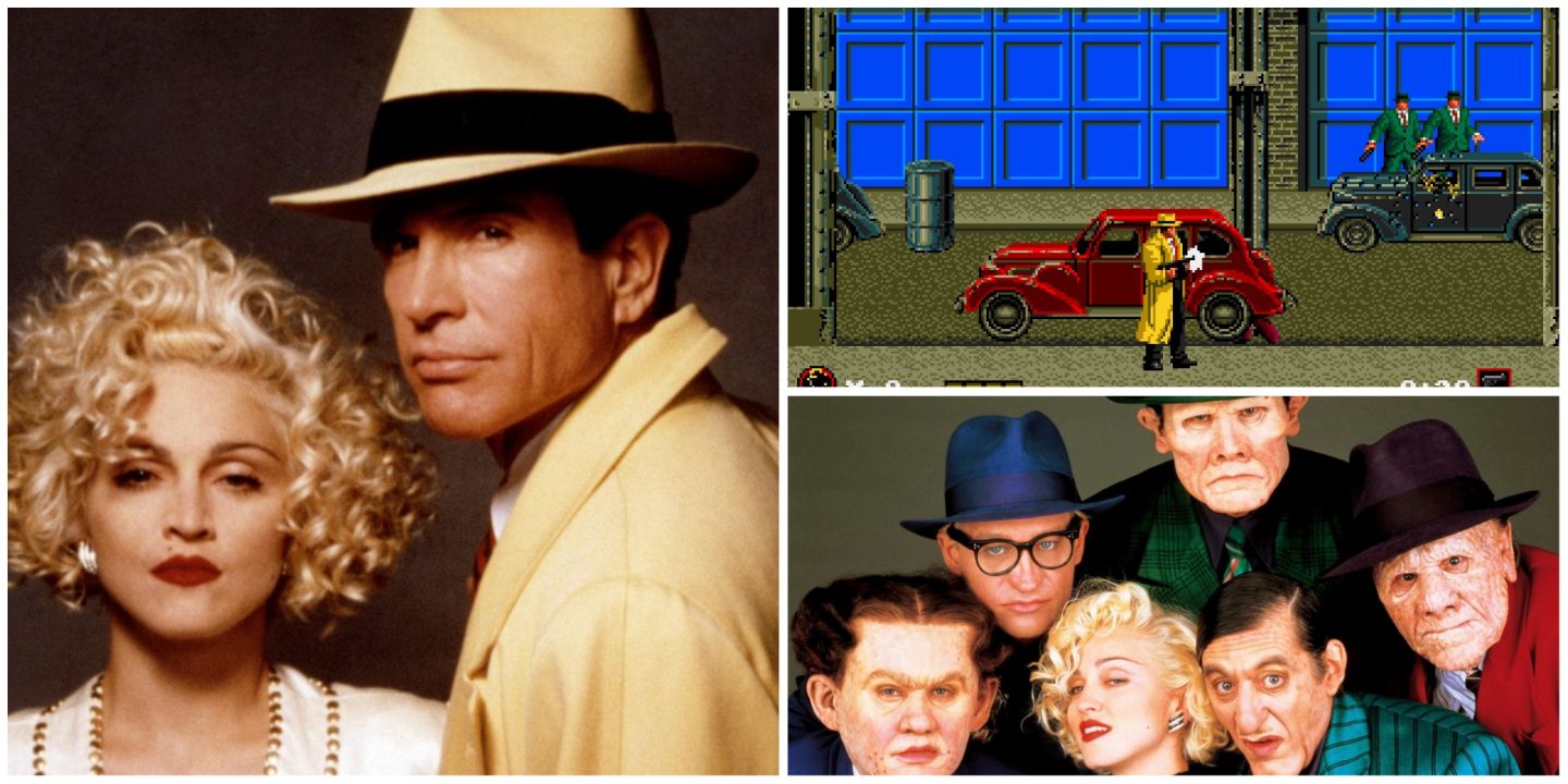 Warren Beatty & Madonna As Dick Tracy and Breathless Mahoney, Dick Tracy Sega Genesis Gameplay, Villains From Dick Tracy Movie 