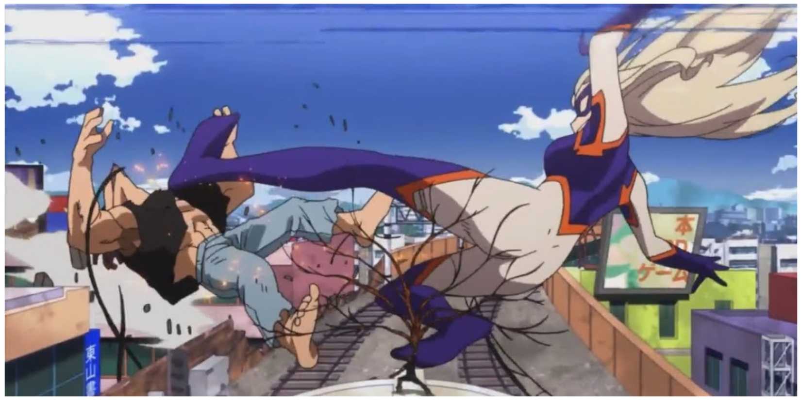 Yu Takeyama and Shinji Nishiya mt lady and kamui woods my hero academia