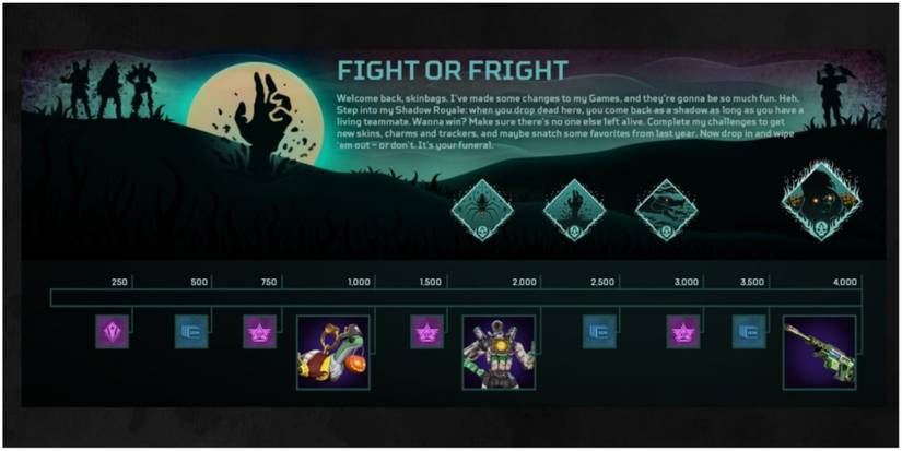 Apex Legends Prize Track Fight or Fright Event Rewards