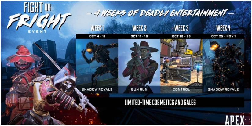 Apex Legends Shadow Royale Availability and Dates Fight or Fright Event