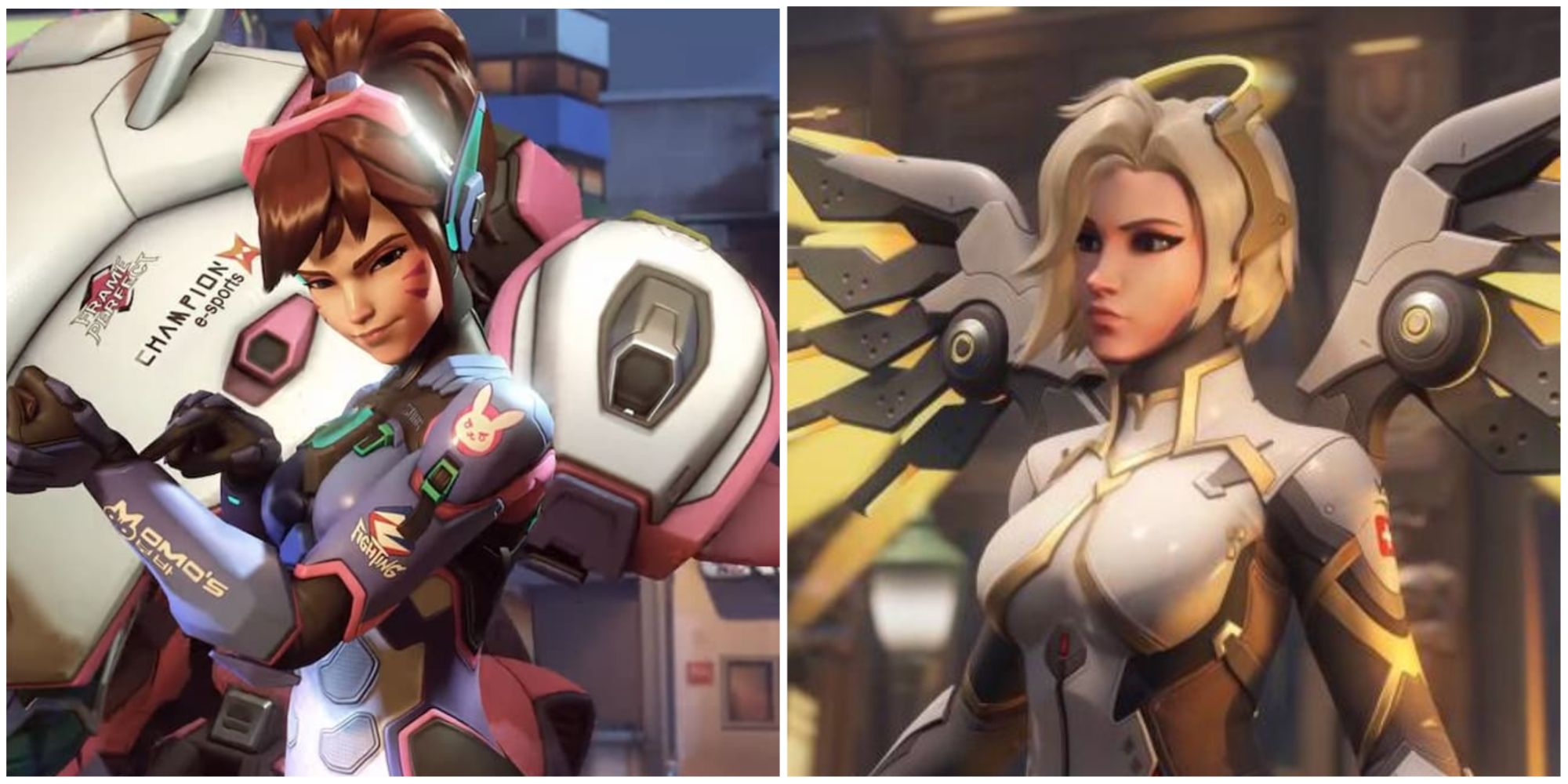dva and mercy next to each other