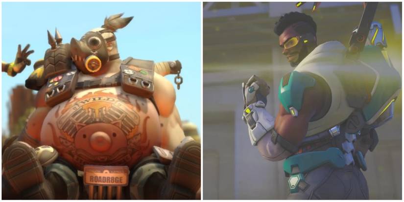 roadhog next to baptiste