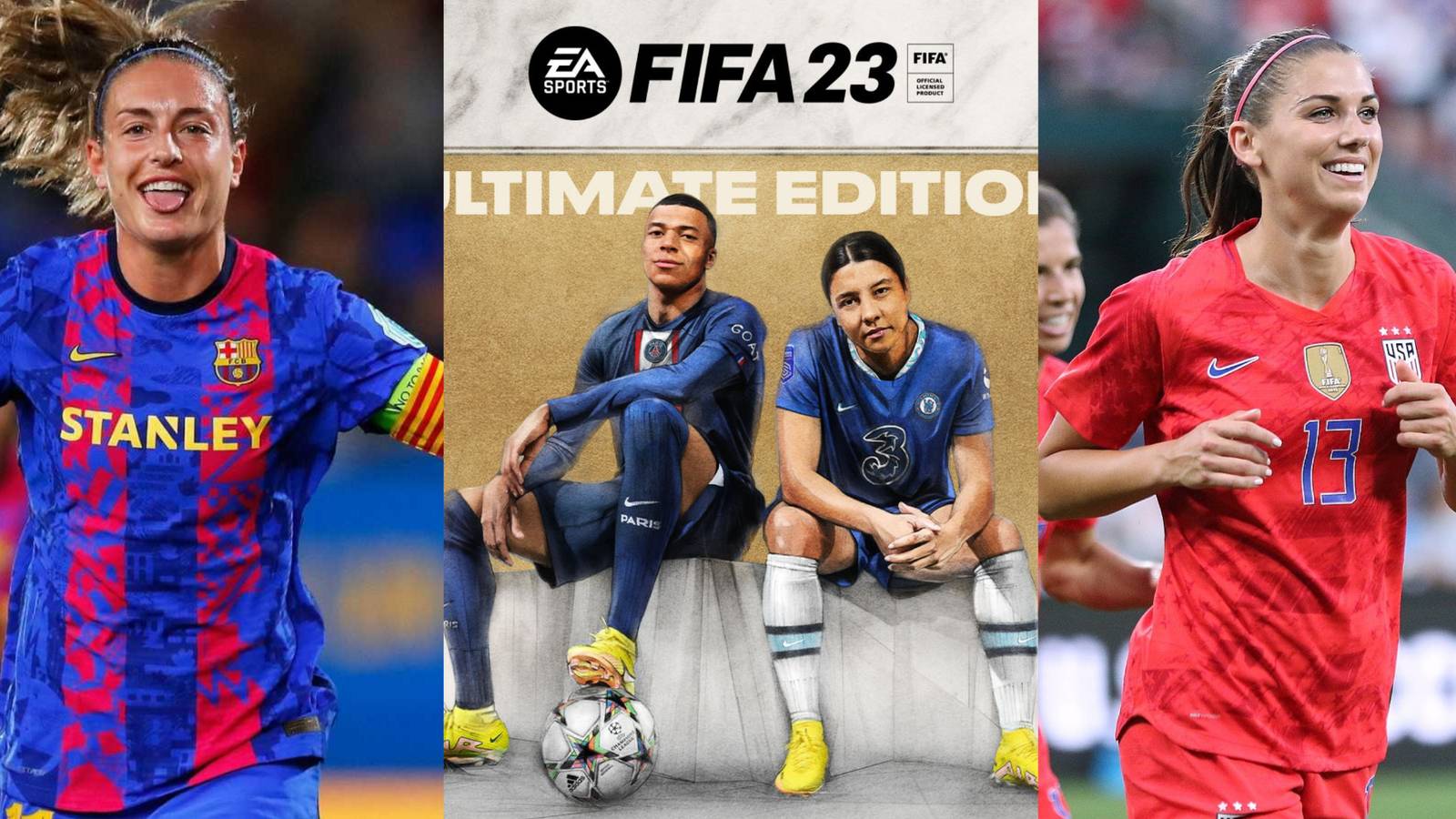 FIFA 23 Cover and best female players