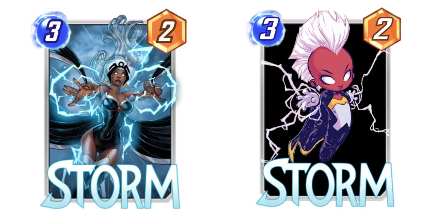 Storm cards and variant card