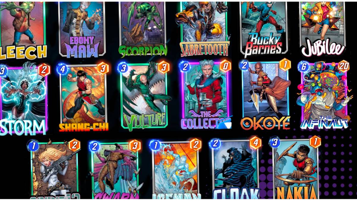 marvel snap pool 2 cards collection