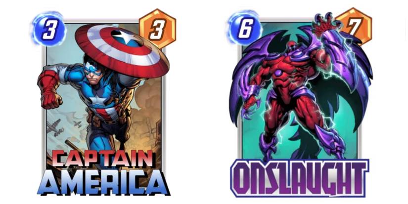 captain america and onslaught cards