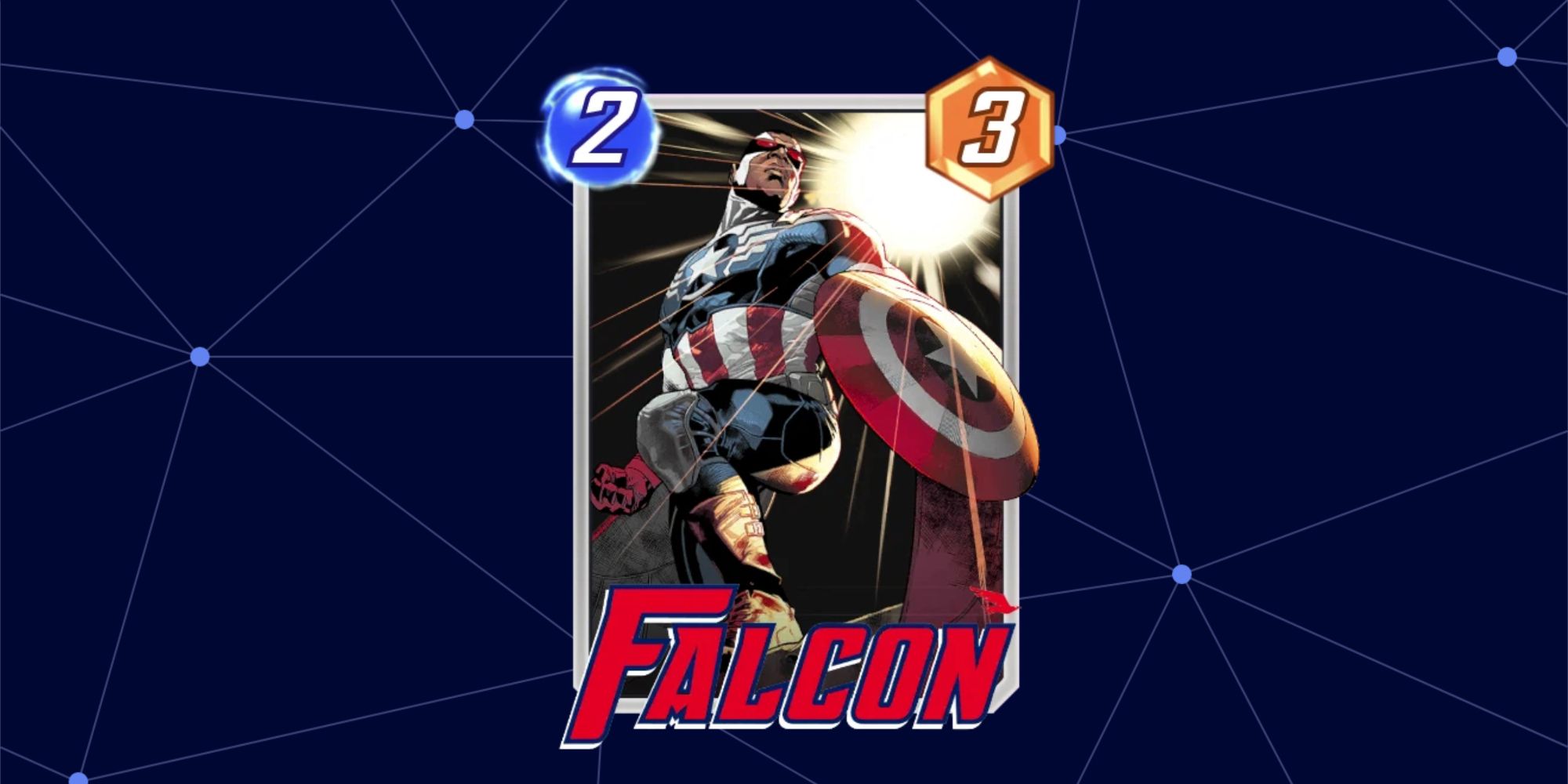 captain america falcon variant card