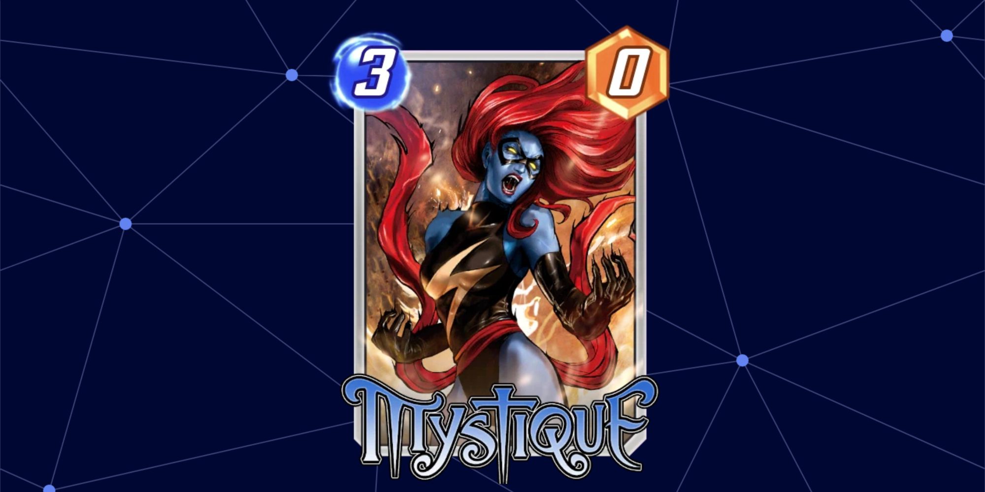 mystique marvel variant card