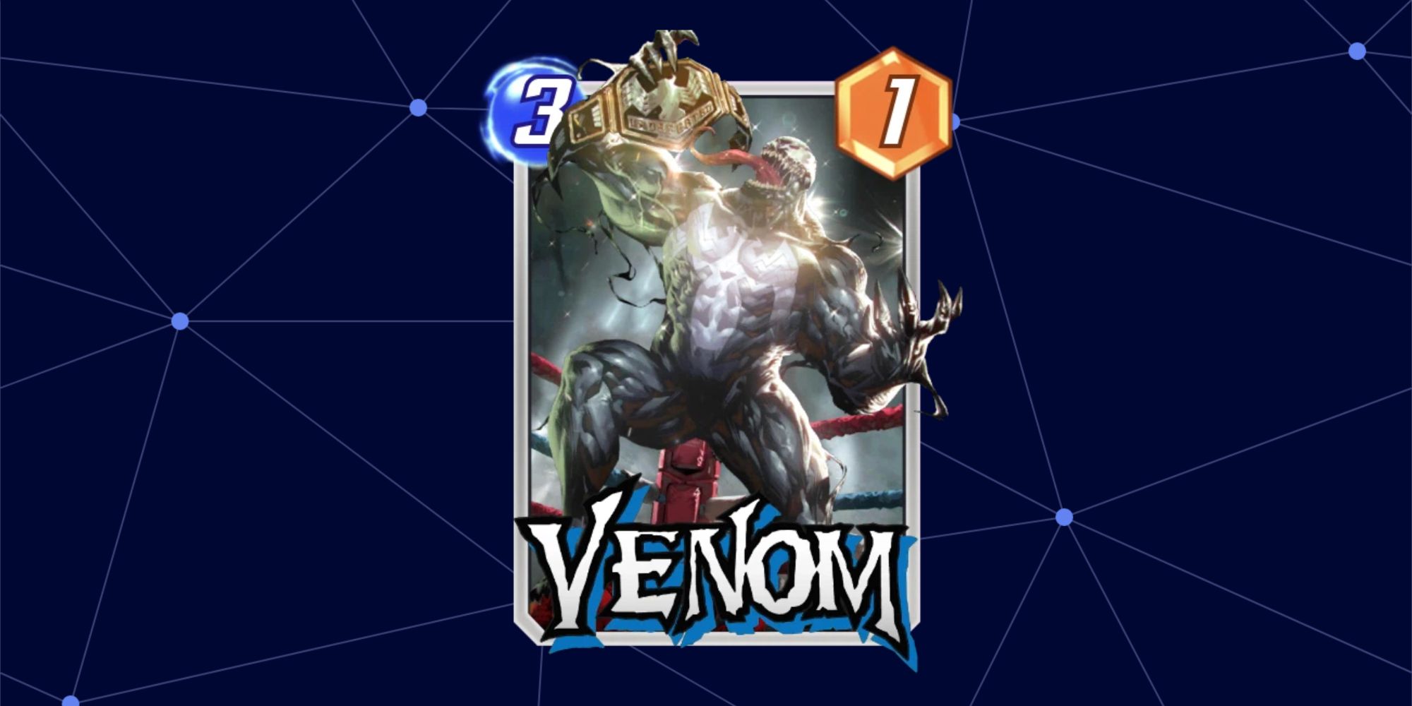 venom wrestling variant card
