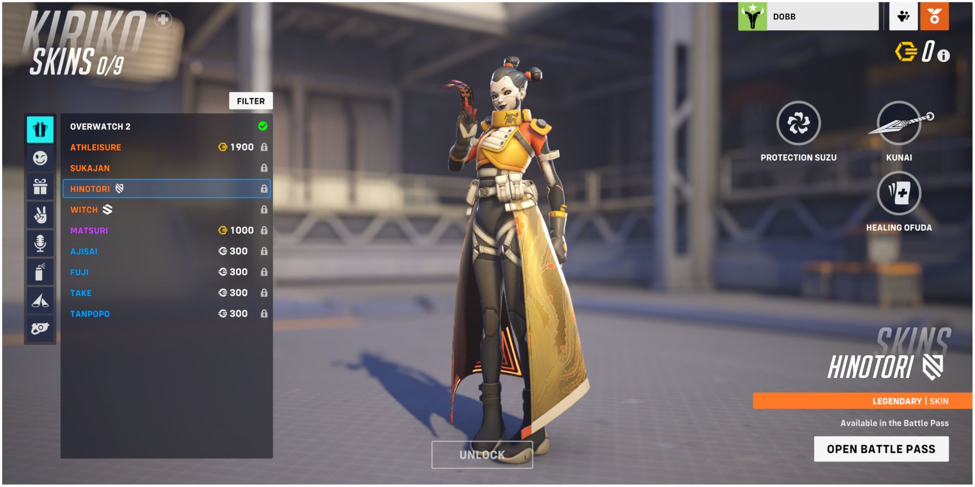 Overwatch 2 Hinotori Skin Kiriko