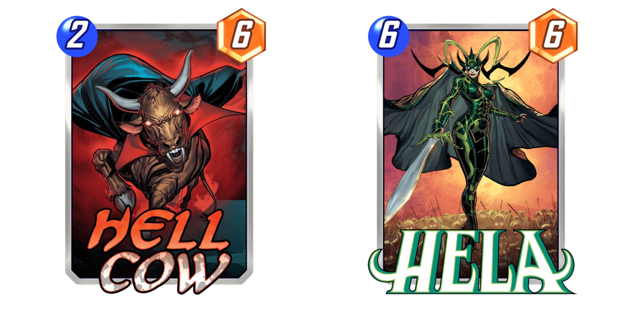 hell cow and hela