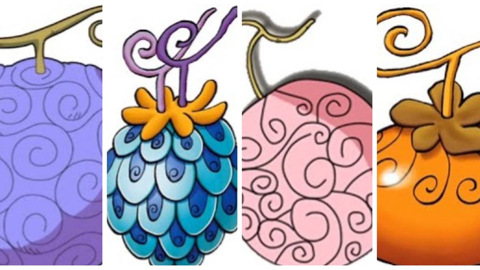 Luffy Kaido Big Mom and Yamato's Devil Fruits