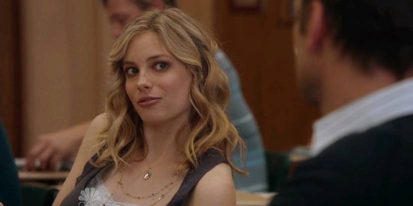 Britta talking to Jeff in class in Community