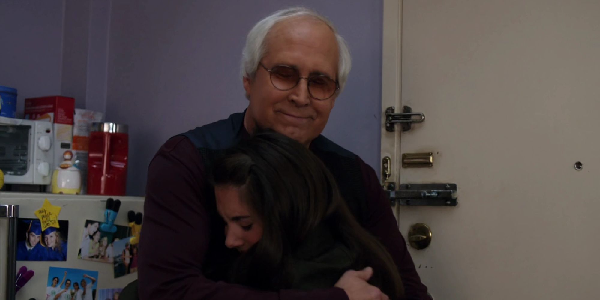 Pierce hugging Annie in season 2 of Community