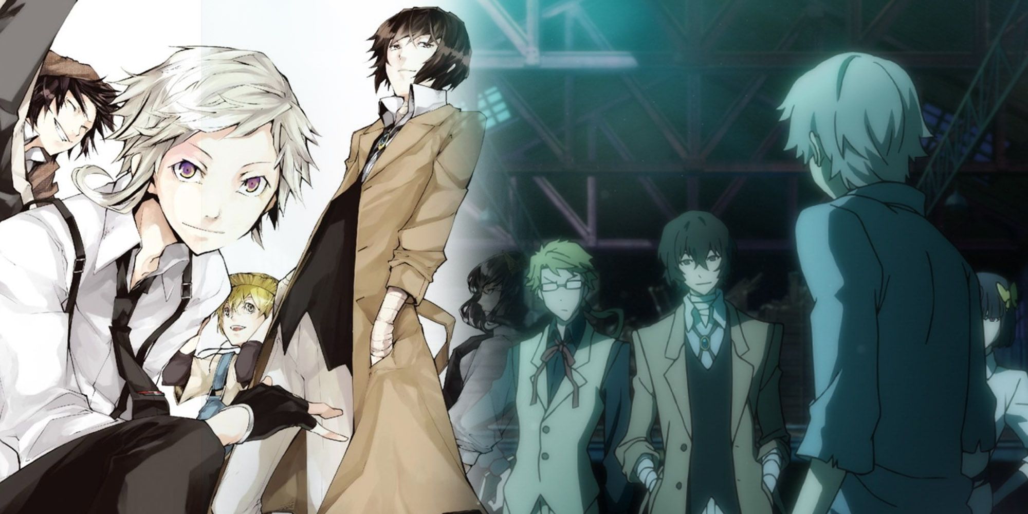 Comparing A Group; Shot From The Bungou Stray Dogs Manga And Anime Side By Side