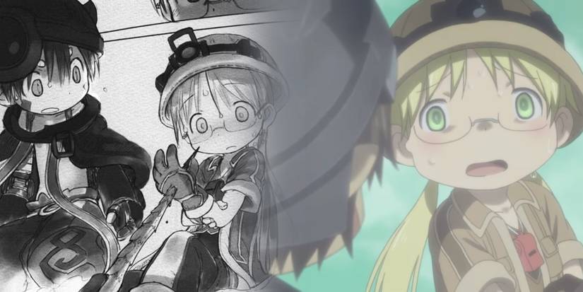 Comparing The Moment Where Riko Gets Hurt In The Fourth Layer In Both The Anime And Manga 