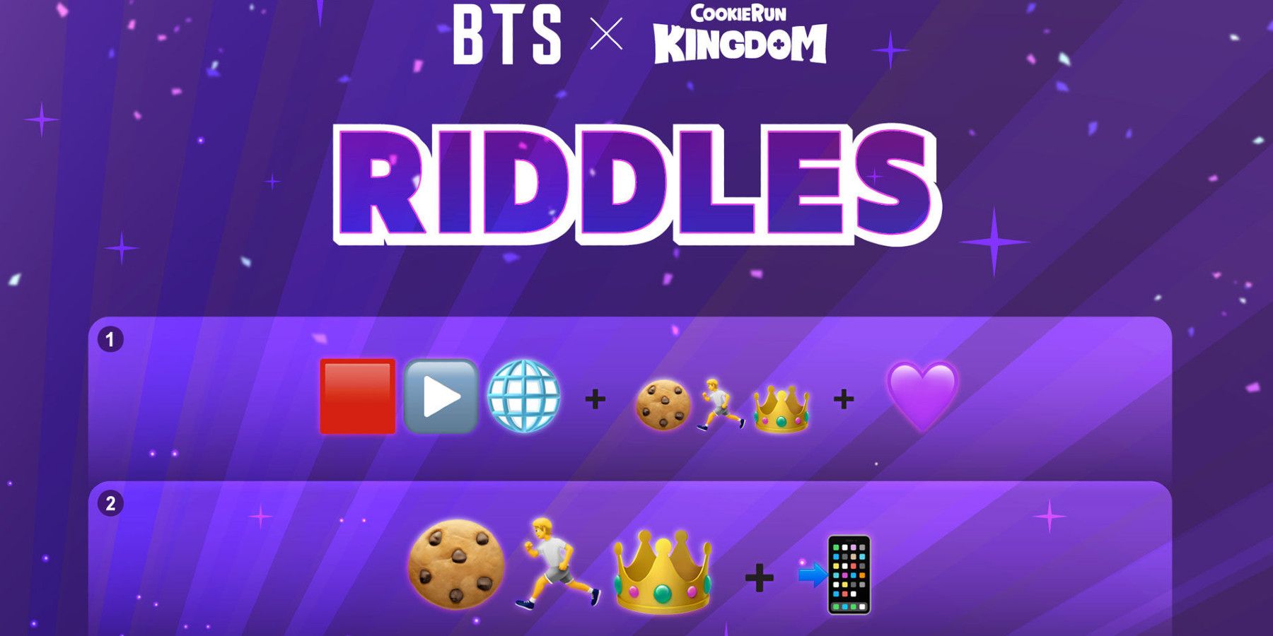 Cookie Run BTS emoji Riddle