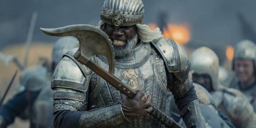 Corlys Velaryon in battle in House of the Dragon.