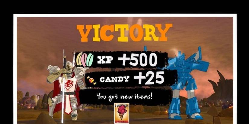 Combat Victory Screen