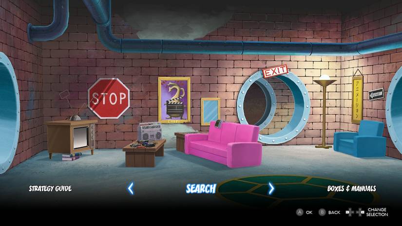 Cowabunga wide view of the Turtle's Lair