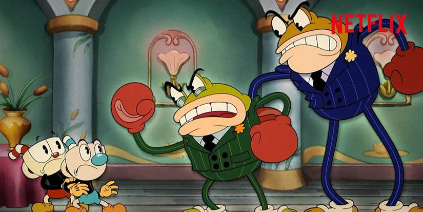 Ribby & Croaks In The Cuphead Show