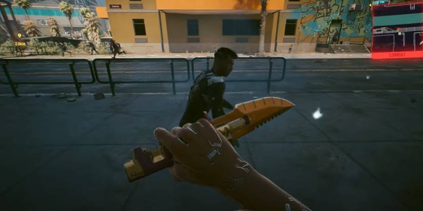 Cyberpunk 2077 Blocking With The Headhunter