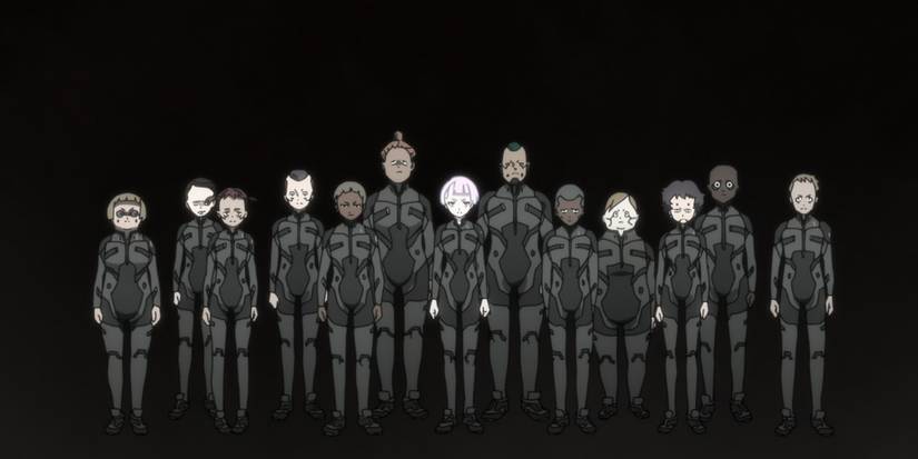 Cyberpunk Edgerunners - A Group Shot Of All The Kids Raised Alongside Lucy