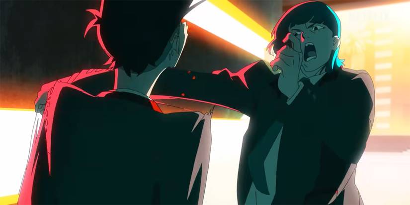 Cyberpunk Edgerunners - Katsuo Using His Kung Fu Chipware